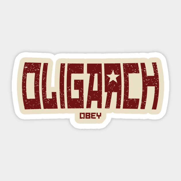 Oligarch Sticker by MarcusCreative